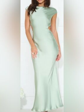 Here Comes The Sun green maxi dress